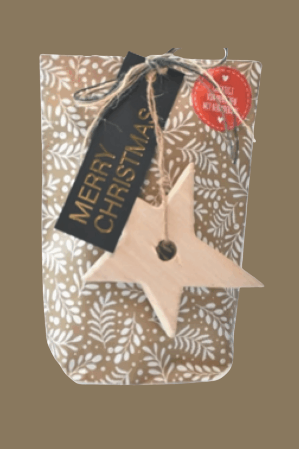 Wundertüte Merry Christmas mit Holzstern